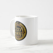 Pizza Snob - lustiger Pizzafreund Kaffeetasse (Vorderseite Links)