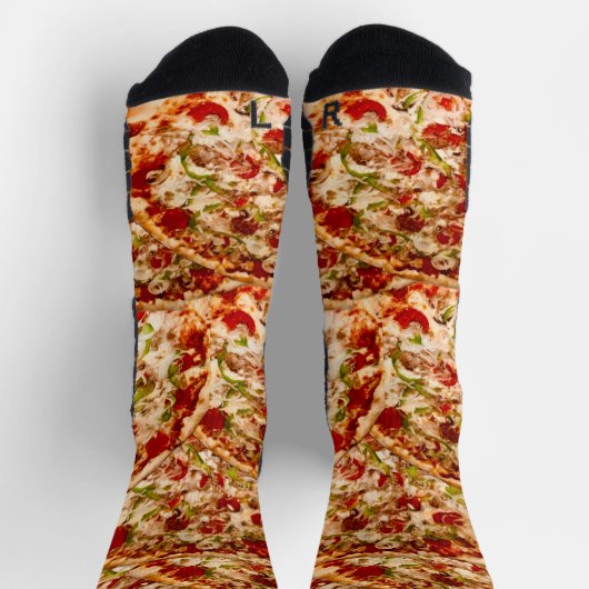 Pizza Socken (Oben)