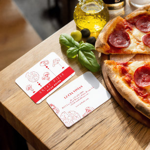 Pizza-Sonderlieferung Visitenkarte
