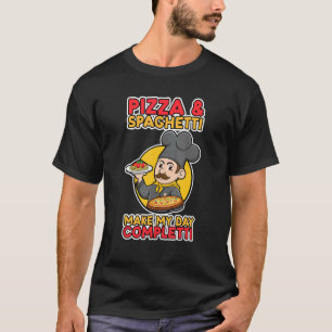 Pizza Spaghetti Probleme Forgetti Italienische Küc T-Shirt