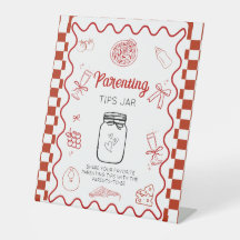 Pizza Special Deliv Kindertipps Jar Baby Dusche