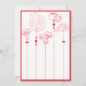 Pizza Special Delivery Baby Dusche Dankeskarte (Rückseite)