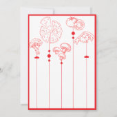 Pizza Special Delivery Baby Dusche Einladung (Rückseite)