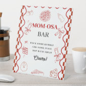 Pizza Special Delivery Baby Dusche Gesichtszeichen Sockelschild (In Situ)