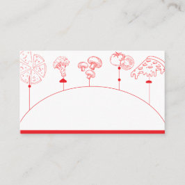 Pizza Special Delivery Blank Platzkarte