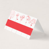 Pizza Special Delivery Blank Platzkarte (Vorderseite)