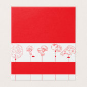 Pizza Special Delivery Blank Platzkarte (Außenseite Aufgefaltet)