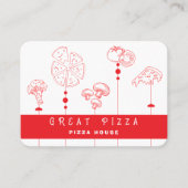 Pizza Special Delivery Business Card Visitenkarte (Vorderseite)