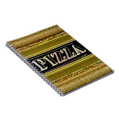 Pizza Spiral Notebook Notizblock (Rechte Seite)