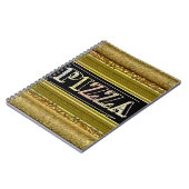 Pizza Spiral Notebook Notizblock (Linke Seite)
