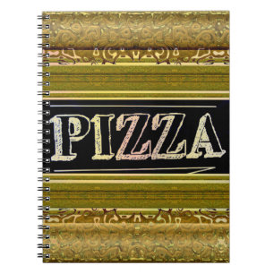 Pizza Spiral Notebook Notizblock