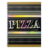Pizza Spiral Notebook Notizblock (Vorderseite)
