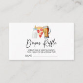 Pizza spuckt Windeln zu Babydusche Windelwindeln Begleitkarte (Vorderseite)