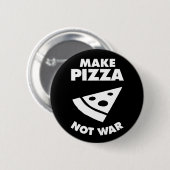 Pizza statt Krieg Button (Vorne & Hinten)