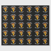 Pizza statt Krieg Funny Peace Pub Dark BG Geschenkpapier (Flach)