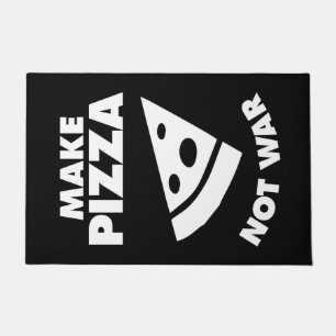 Pizza statt Krieg Fußmatte