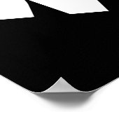 Pizza statt Krieg Poster (Ecke)