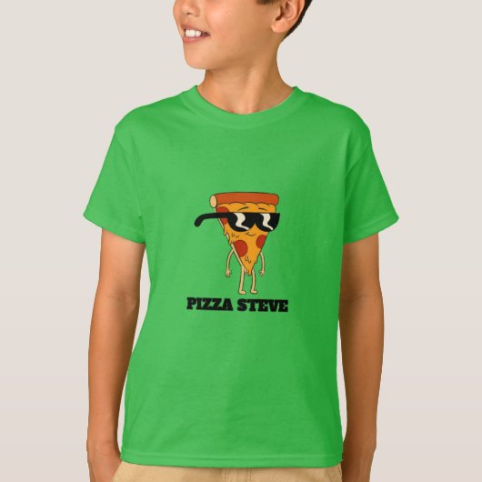 Pizza Steve T - Shirt für Kinder (Vorderseite)