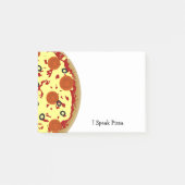Pizza Sticky Notes Post-it Klebezettel (Vorderseite)