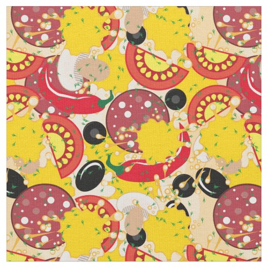 Pizza Stoff (Nahaufnahme)