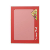 Pizza Stück Notizblock (Rotiert)