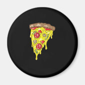 Pizza Stück Salami Magnet (Vorne)