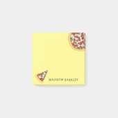 Pizza Supreme Combo Niedlich Kids Food Post-it Klebezettel (Vorderseite)