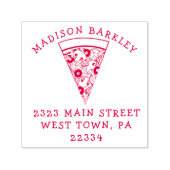 Pizza Supreme Combo Niedlich Kids Rücksendeadresse Permastempel (Design)