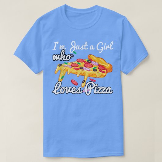 Pizza T Pizzeria Italienisches Lebensmittelgeschen T-Shirt (Design vorne)