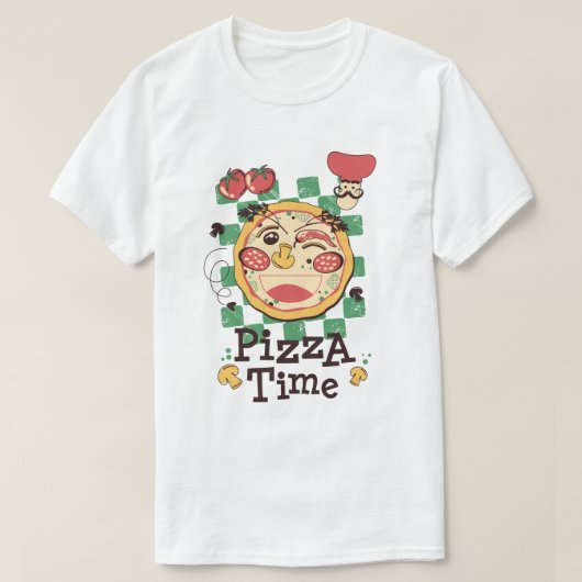Pizza T - Shirt (Design vorne)