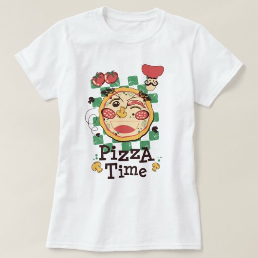 Pizza T - Shirt (Design vorne)