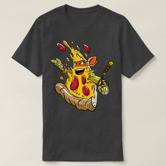 Pizza T Shirt, Pizza Kinder, Pizza Girl, Pizza Lov T-Shirt (Design vorne)