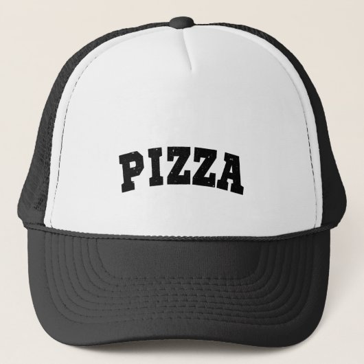 Pizza T - Shirt Truckerkappe (Vorderseite)