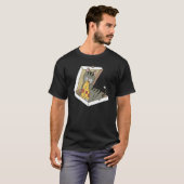 Pizza Tabby-Katze Haustier T-Shirt (Vorne ganz)