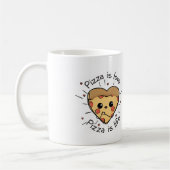 Pizza-Tasse Kaffeetasse (Links)