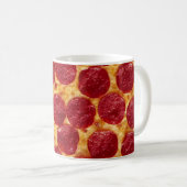 Pizza-Tasse Kaffeetasse (VorderseiteRechts)