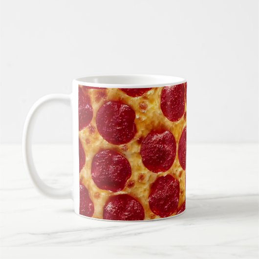 Pizza-Tasse Kaffeetasse (Links)