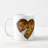 Pizza-Tasse Kaffeetasse (Links)