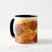 Pizza-Tasse Pepperoni und Käse Tasse (Vorderseite Links)