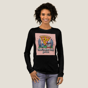 Pizza, Tauben und Menschen New York Tri-Blend Shirt