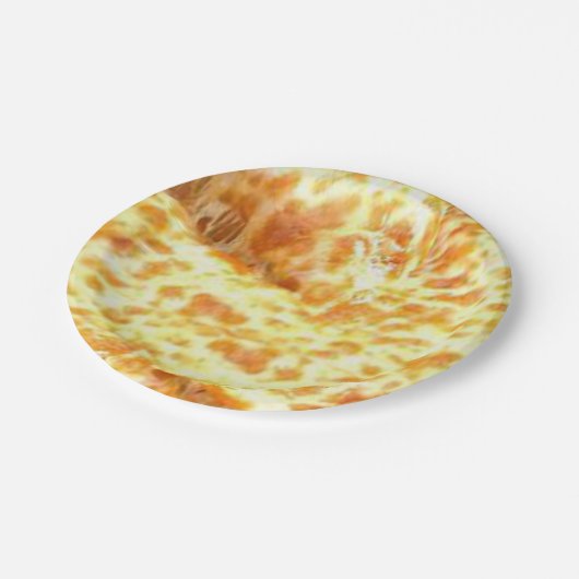 Pizza-Teller Pappteller (Schrägansicht)