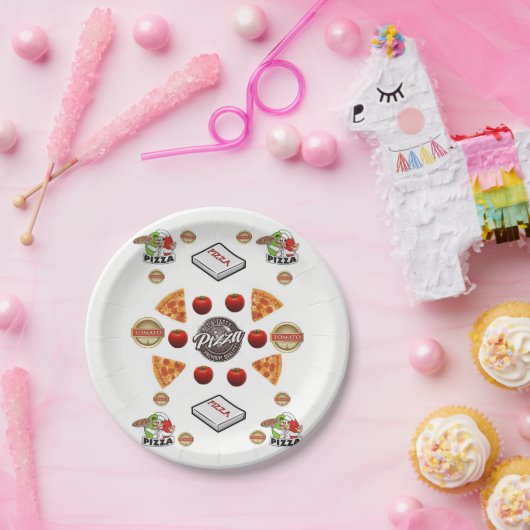Pizza-Teller Pappteller (Party)