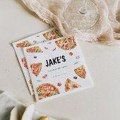 Pizza Theme Birthday Serviette