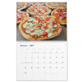 Pizza Themed 2025 Wall Calendar Geschenk Kalender (Feb 2027)