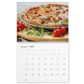 Pizza Themed 2025 Wall Calendar Geschenk Kalender (Jan 2027)