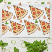 Pizza Themed Geschirrtuch (Gefaltet)