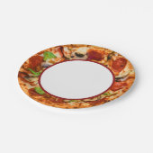 Pizza themenorientiert pappteller (Schrägansicht)