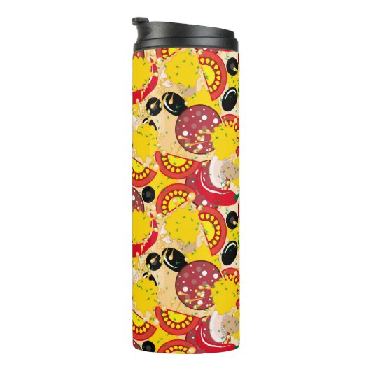 Pizza Thermosbecher (Nach rechts gedreht)