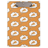 Pizza Thoughts Klemmbrett (Vorderseite)