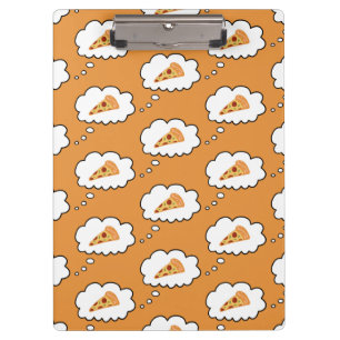 Pizza Thoughts Klemmbrett